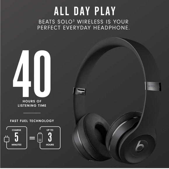 Beats Solo3 Wireless On-Ear Headphones - Picture 10 of 10